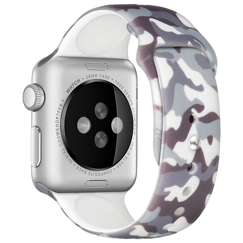 For Apple Watch Series 9 8 7 41mm 6 5 4 SE (2023) SE(2022) SE 40mm 3 2 1 38mm Silicone Watch Band Fadeless Pattern Printed Sport Strap Replacement For Apple Watch Series 9 8 7 41mm 6 5 4 SE (2023) SE(2022) SE 40mm 3 2 1 38mm Silicone Watch Band Fadeless Pattern Printed Sport Strap Replacement